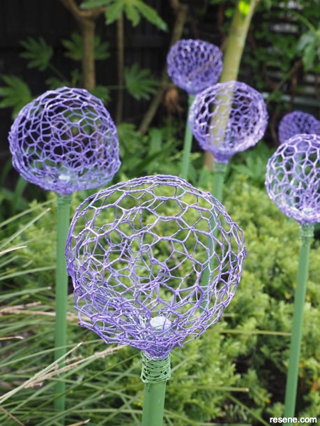 How to make wire allium flowers