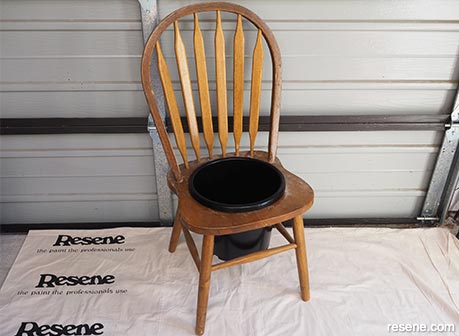 Flower pot chair - Step 2