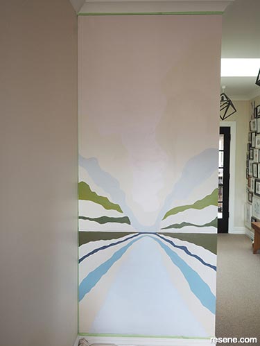 Step 4 - Paint by numbers mural
