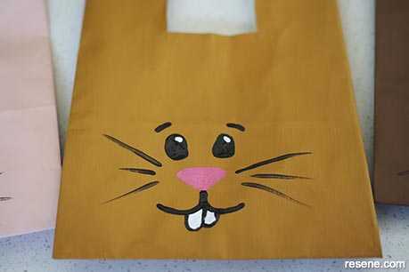How to make your own Easter bunny bags - Step 4