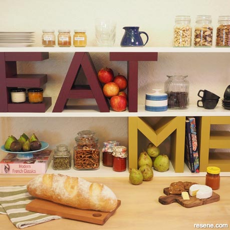 “EAT ME” Shelf
