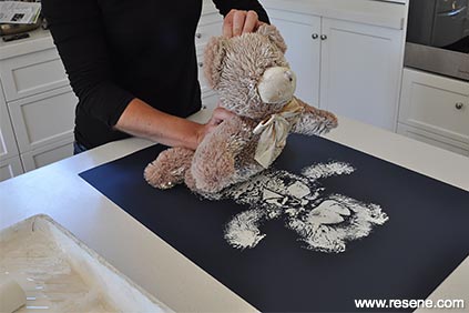 Step 4 - removing the teddy bear