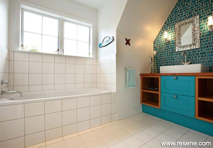 White tiles - bathroom