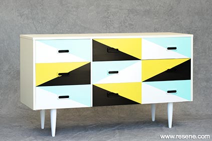 Painted drawers
