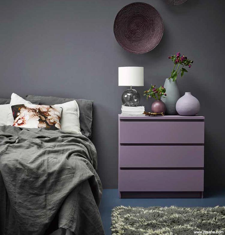 Deep, rich, luscious purple is a colour to watch for this year. It doesn’t have to be used as a bright jewel tone.