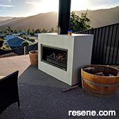 Mini Burton Outdoor Fireplace, Trendz Fireplaces 