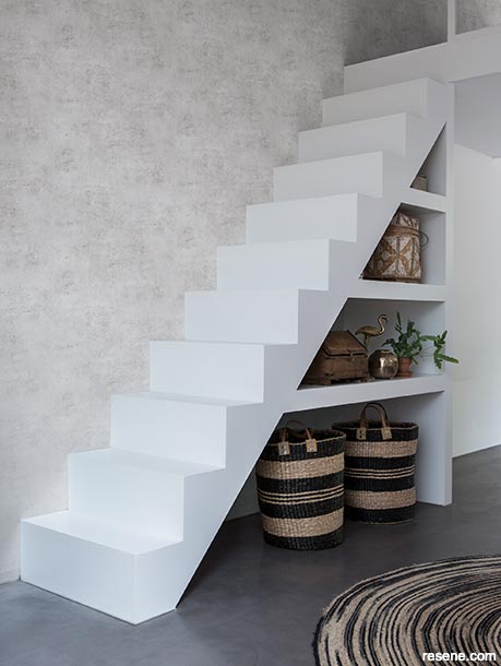 Using space under a staircase