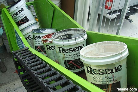 Recycled paint pails