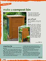 Make a netting compost bin