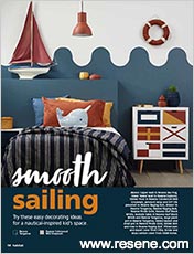 Smooth sailing - nautical kids room
