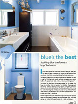 Resene Jordy Blue transforms a bathroom