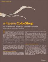 Choosing and using a Resene ColorShop