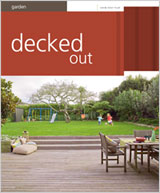 A large deck transforms this back garden