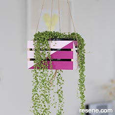 Hanging plant feature