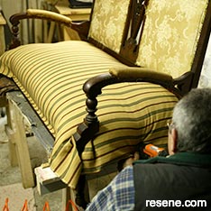 Recovering a sofa