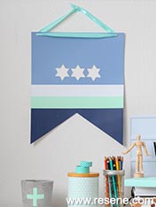 Make a kids wall flag