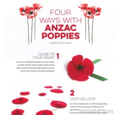 4 ways with Anzac poppies