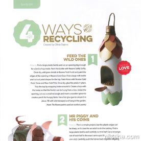Use recycled bottles to make these funky projects