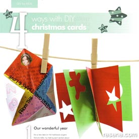 4 ways with DIY Christmas cards