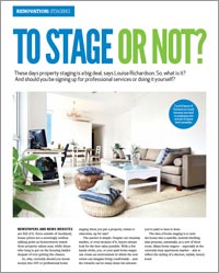 Property staging - to stage or not?