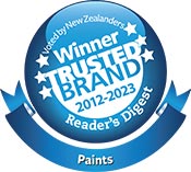 Winner Most Trusted Paint brand 2012-2023