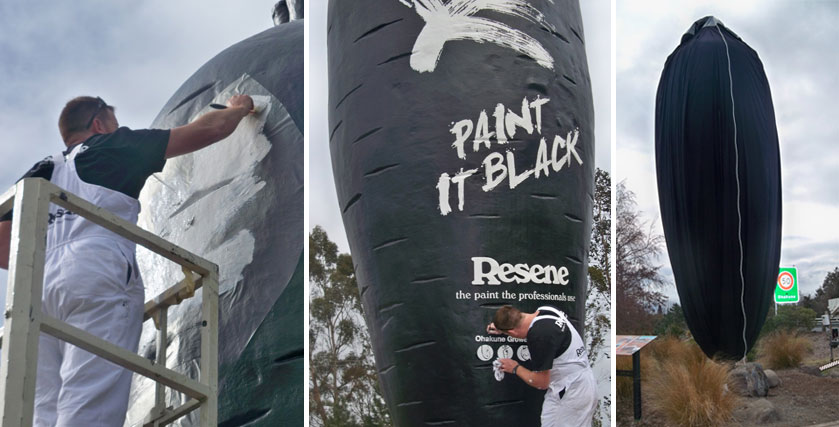 Paint it Black with Resene Paints - the Carrot at Oakune