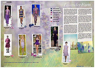 Lavender is a fashion favourite