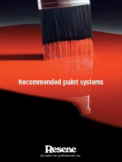 Recommended paint systems