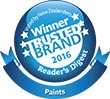 Winner Most Trusted Paint Brand 2016