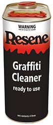 Resene Graffiti Cleaner graffiti remover - exterior/interior