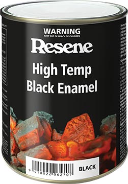 Resene High Temp Black Enamel - Product Photo
