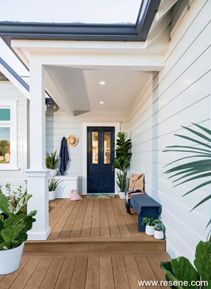 White weatherboards