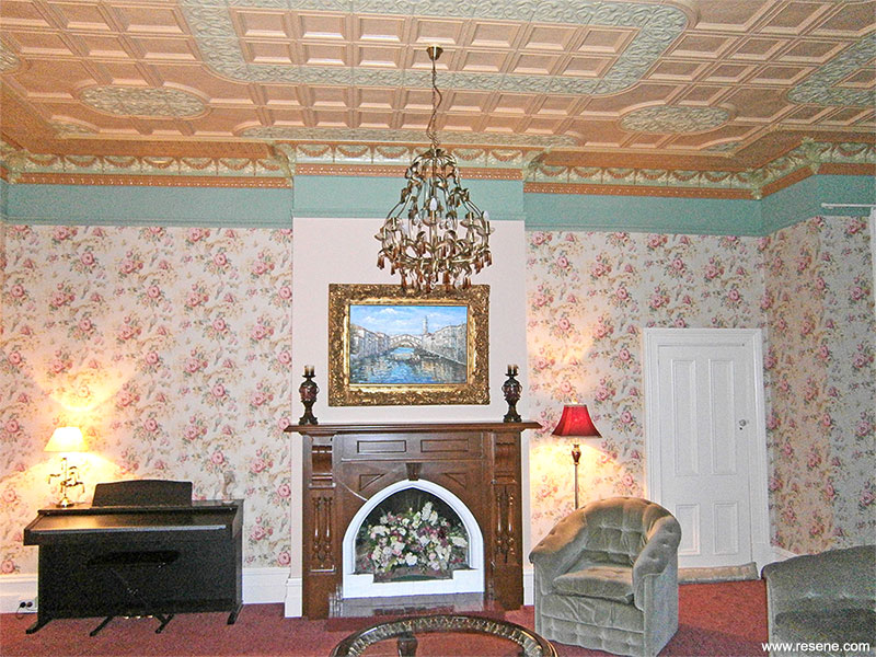 Lounge showing wall and ceiling detail