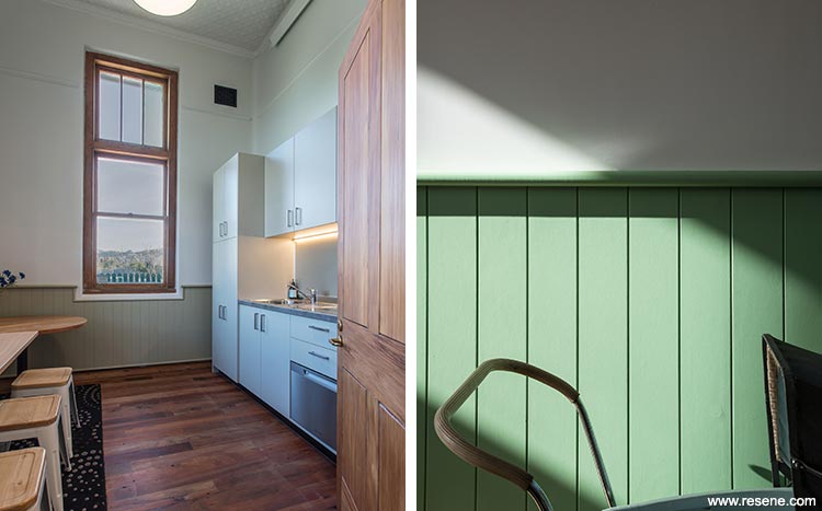Kitchen and wall colour