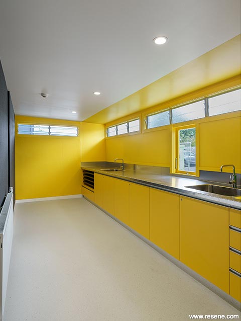 Huapai District School – Block 2 Refurbishment, yellow room