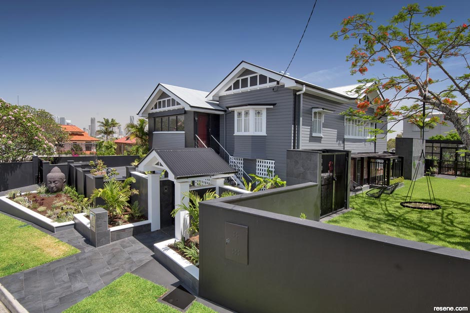 Queenslander Home Renovation - Resene Total Colour Landscape Colour Maestro Award 