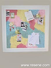 Paint a pin board