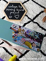 Decorate a kids ironing board