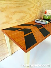 Upcycle a retro coffee table