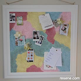Paint a pin board