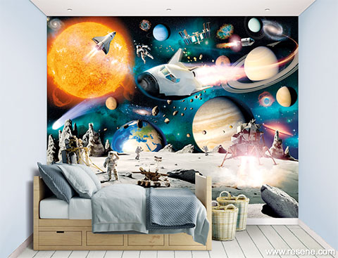 Space Adventure mural, 46511