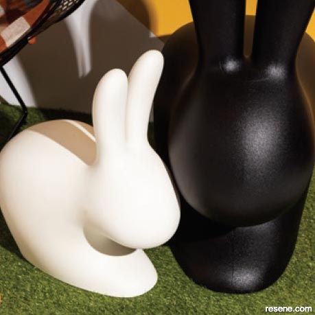 Fun-tionality - Qeeboo Rabbit chairs