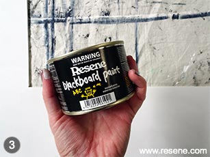 Step 3 - Use Resene Blackboard Paint