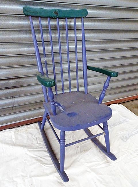 Rocking chair before