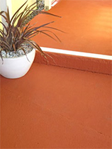 Terracotta paving