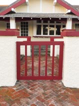Repaint a front gate