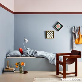 Soothing colours for a bedroom