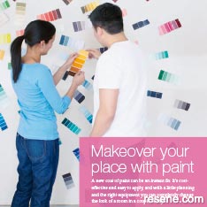 Makeover your place with paint