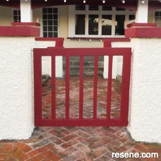 Repaint your front gate