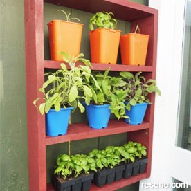 Make greenhouse shelves